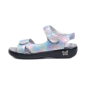 Alegria Flat Sandals Fabric Multicolour Colour For Women