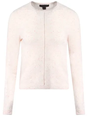 Amara Reya Pink flecked front seam jumper