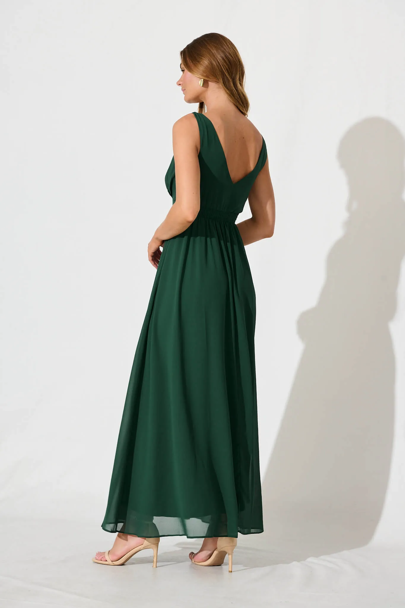Chic Green Maxi Dress