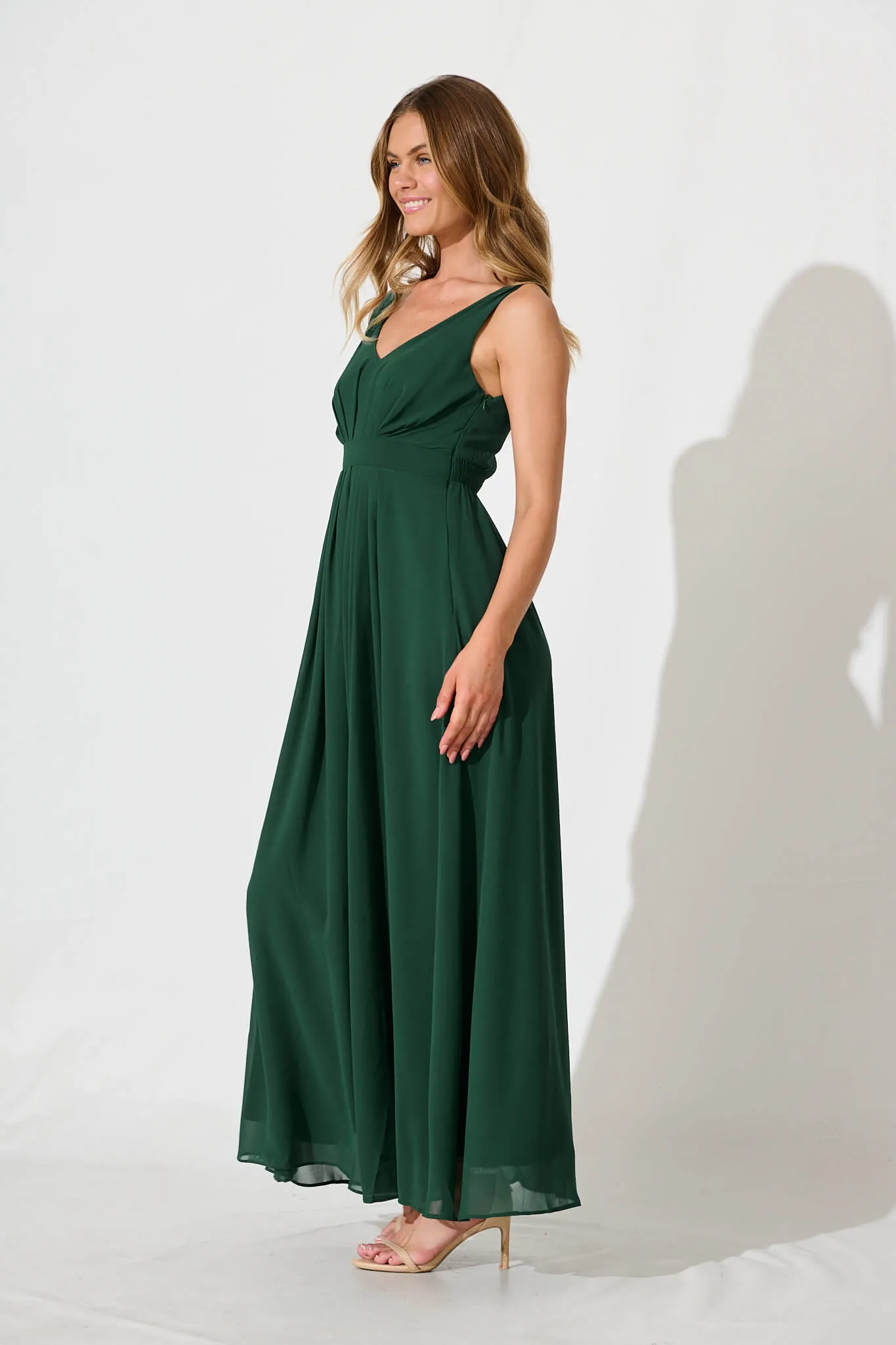 Chic Green Maxi Dress