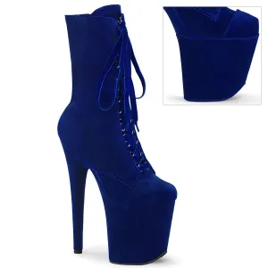 FLAMINGO-1045VEL Pleaser Navy Blue Sexy Platform Shoes (Pole Dancing Heels)