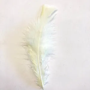 Flat Top Marabou Feather Pack 10 grams - Lemon