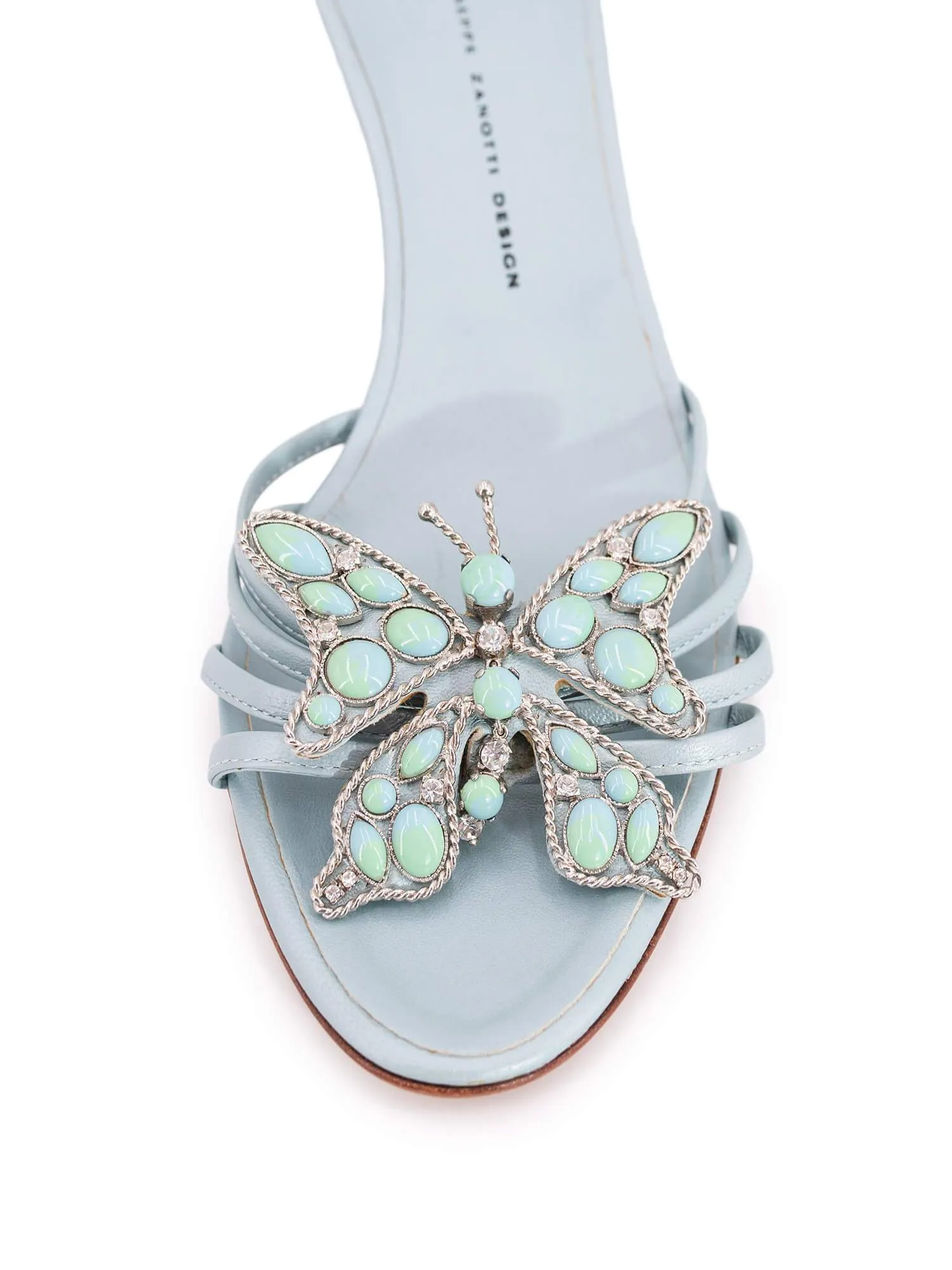 Giuzeppe Zanotti Butterfly Sandals Blue