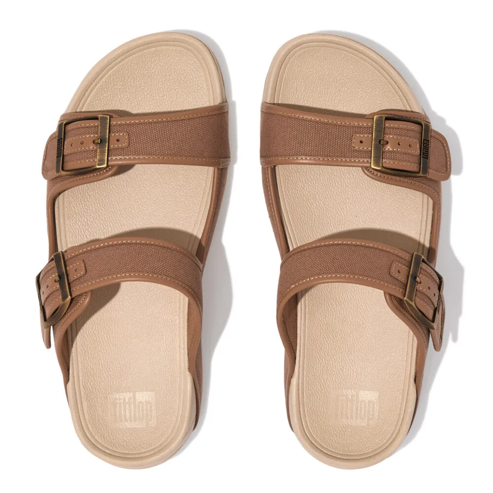 GOGH MOC Men's Buckle Canvas Slides