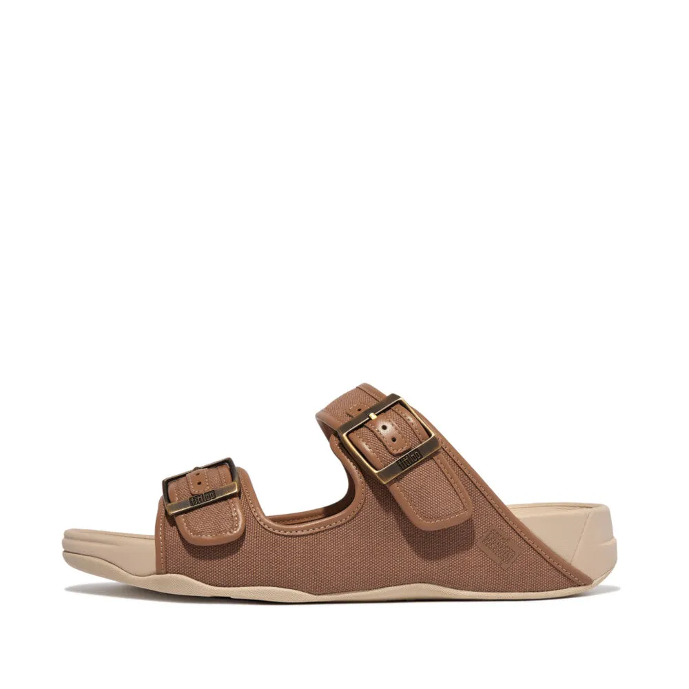 GOGH MOC Men's Buckle Canvas Slides