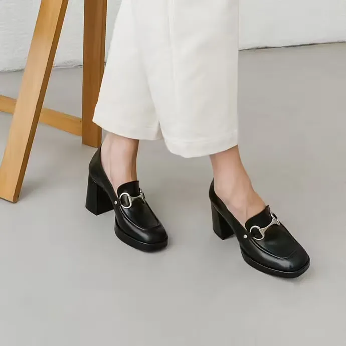 JONAK PARIS LOAFER WITH HEELS AND BITES