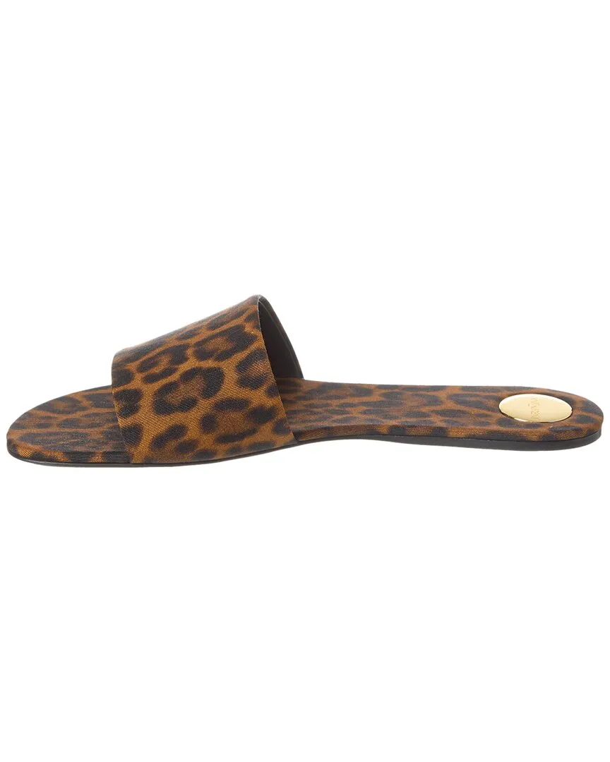 Saint Laurent Carlyle Grosgrain Flat Sandal