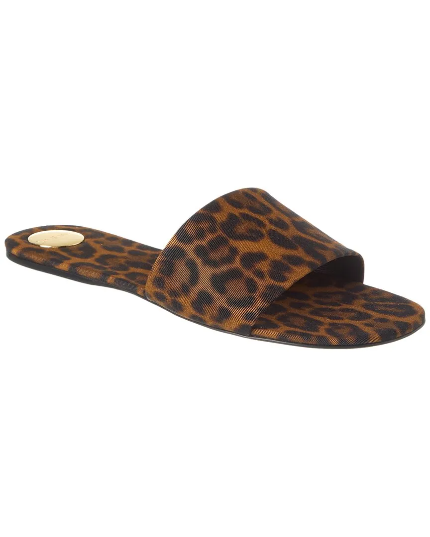 Saint Laurent Carlyle Grosgrain Flat Sandal