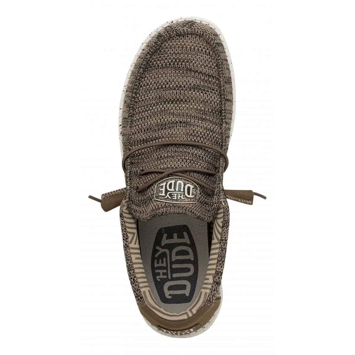 Scarpe Uomo HEY DUDE linea Wally Sox colore Brown 255