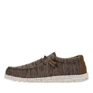 Scarpe Uomo HEY DUDE linea Wally Sox colore Brown 255