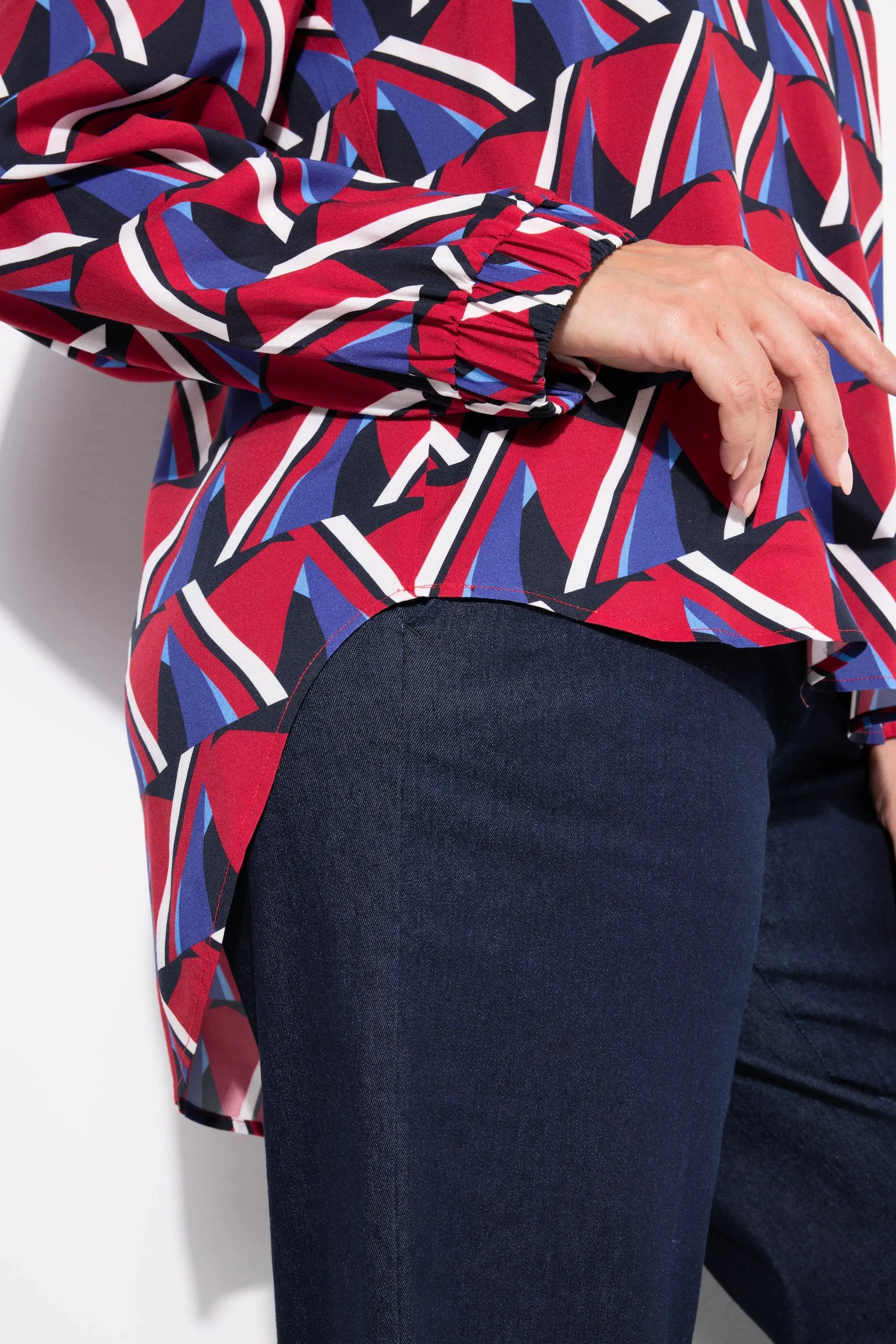 Ulla Popken Geo Print Blouse